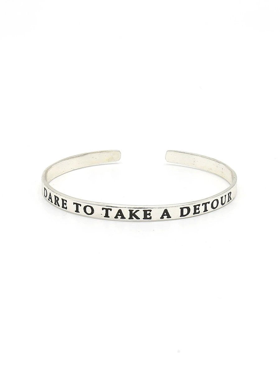 Detour Quote Cuff by Fair Anita