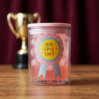 Did Epic Shit Double-Wall Short Tumbler | Acrylic Travel Tumbler with Lid | 4.5" by The Bullish Store