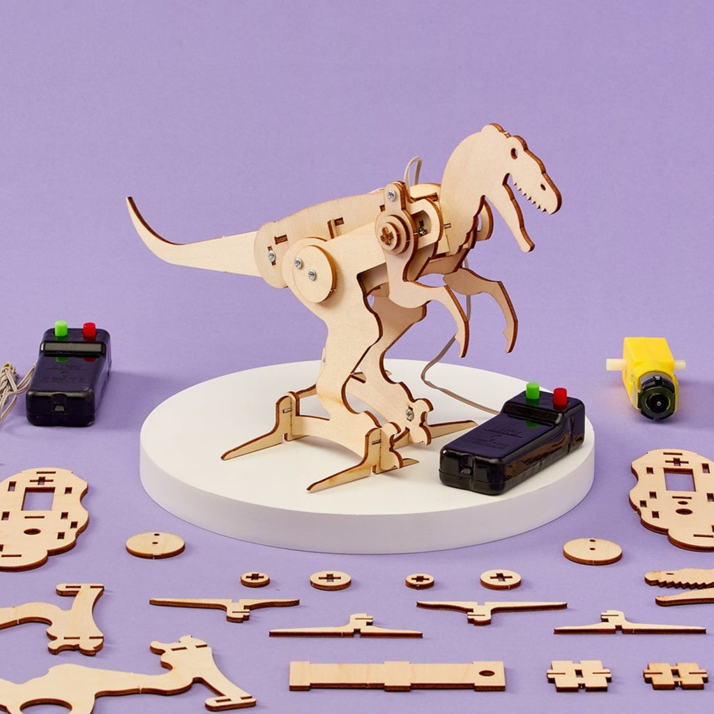 Dinosaur Robot T-Rex DIY Kit, Educational STEM Toy
