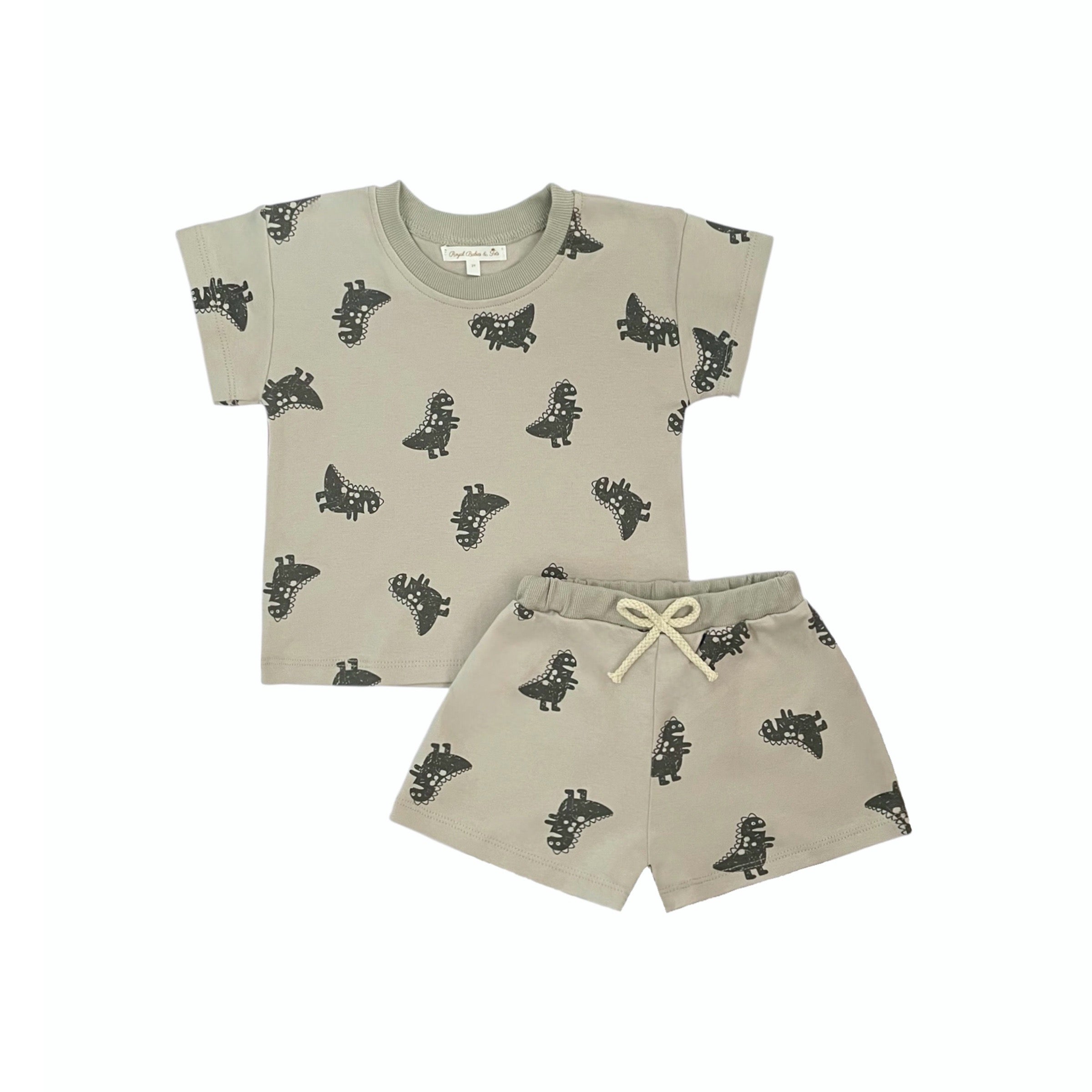 Dinosaur Cotton 2pc Short Set