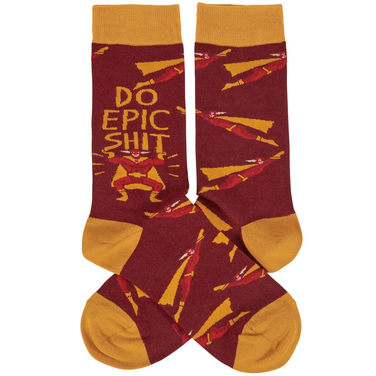 Do Epic Shit Socks | Super Hero Illustration | Unisex or Gift for Her