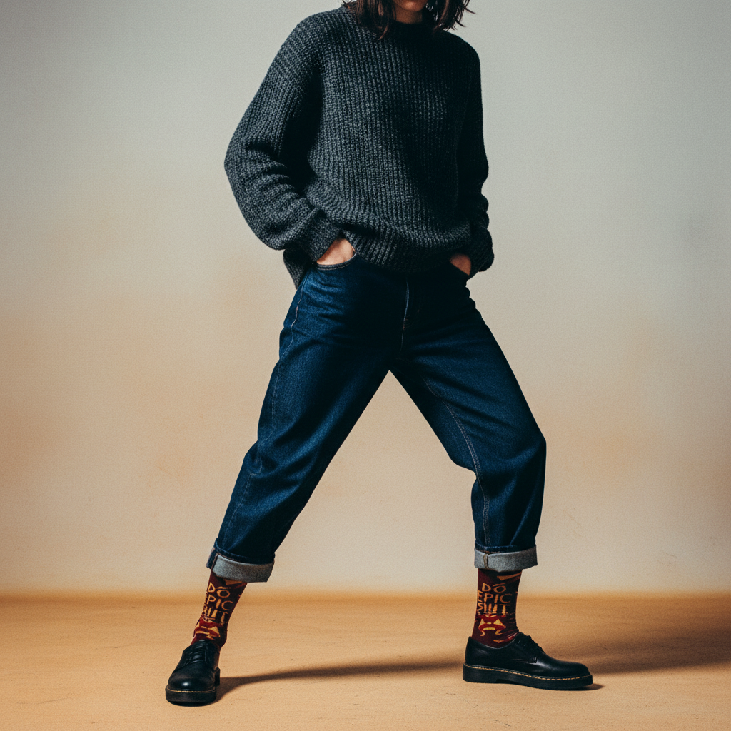 Do Epic Shit Socks | Super Hero Illustration | Unisex or Gift for Her