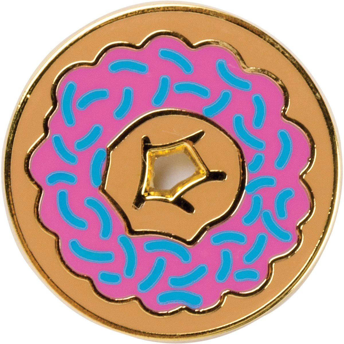 Donut Know What I Would Do Enamel Pin on Gift Card by The Bullish Store