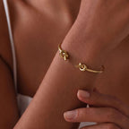 Mji Cuff Double Knot Bracelet for Women