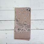 Dusty Rose Muted Color Bandana | Boho Hair Scarf Headband
