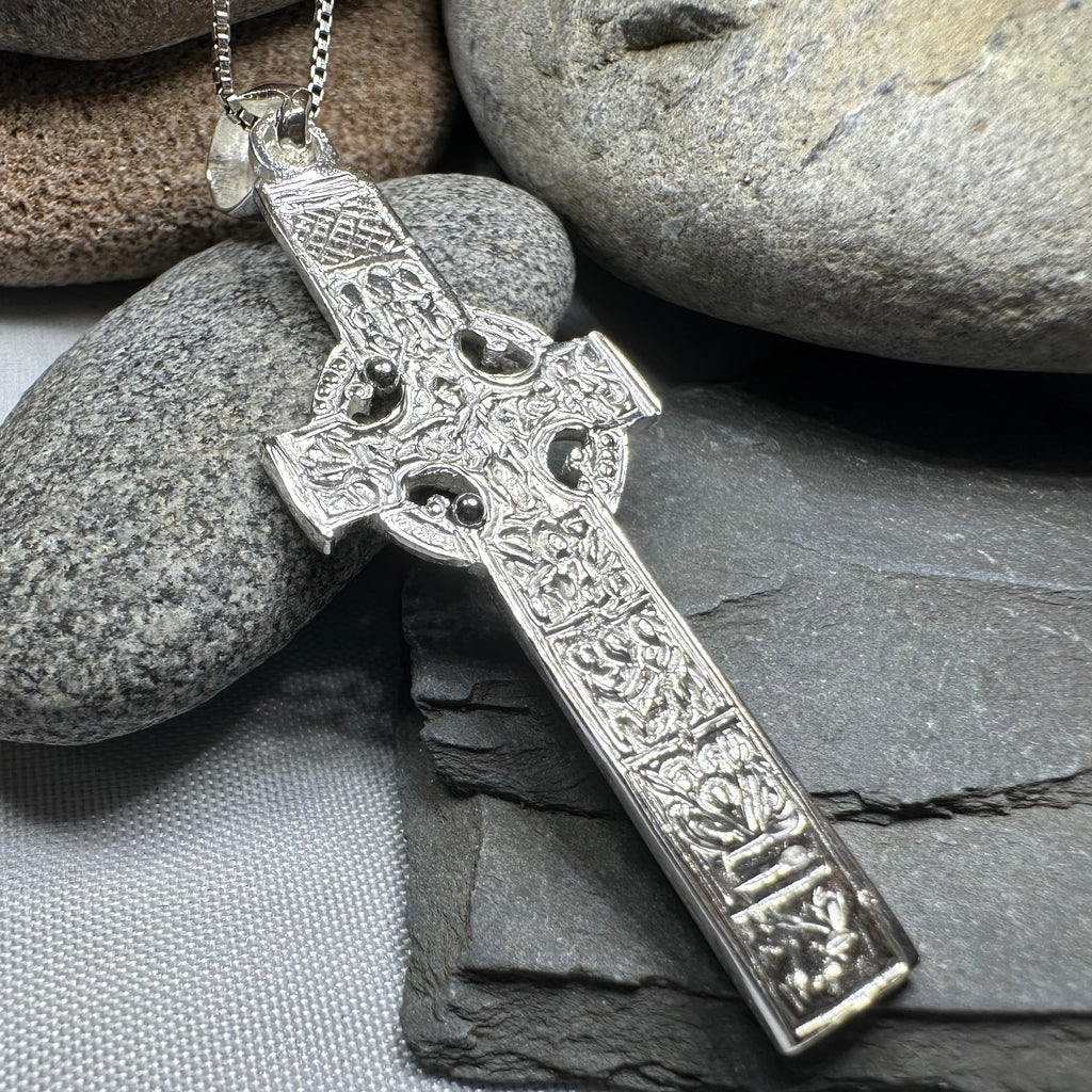 Artisan Irish Durrow Cross Necklace - Handmade in Ireland