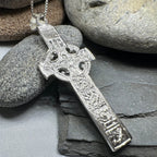Artisan Irish Durrow Cross Necklace - Handmade in Ireland