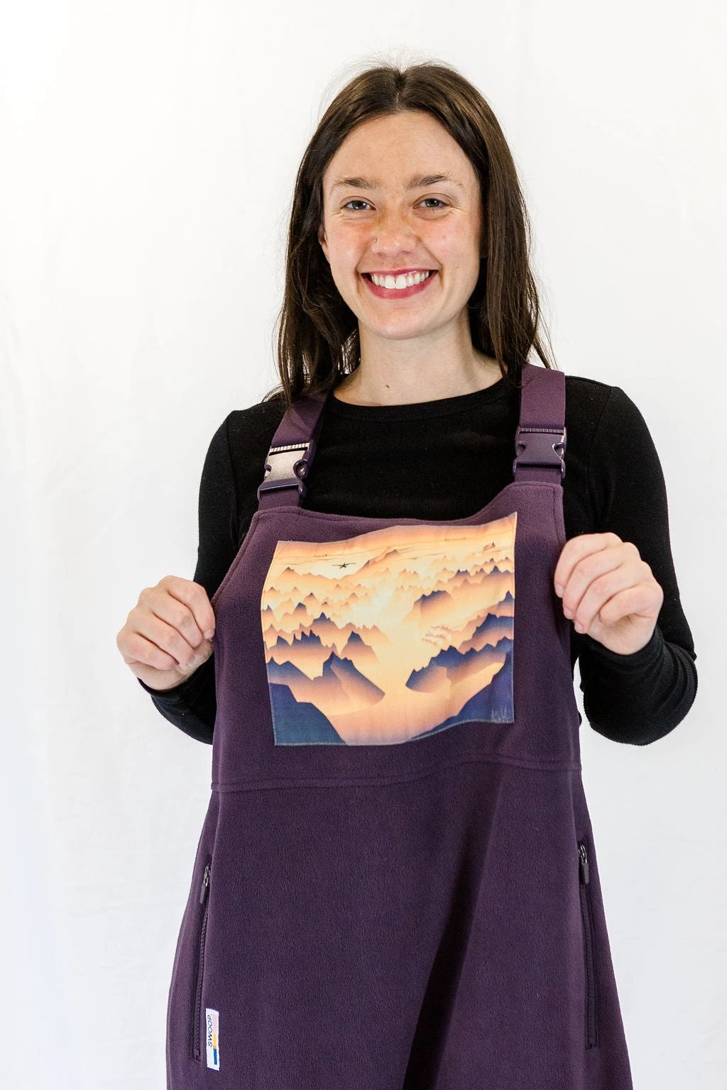 Spread Your Wings Fleece Overalls by wearswoop.com