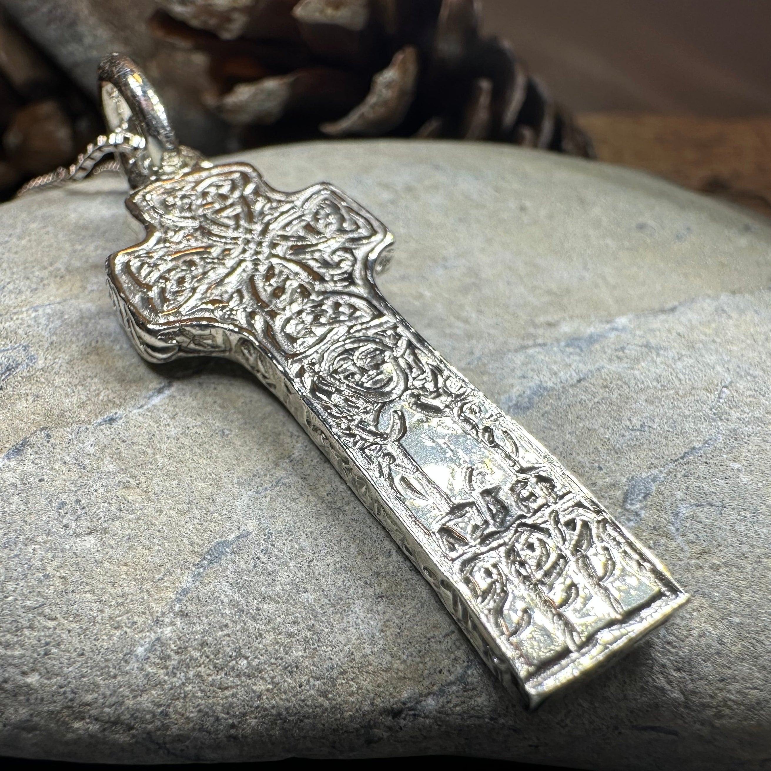 Artisan Irish Saint Patrick Cross Necklace - Made in Ireland