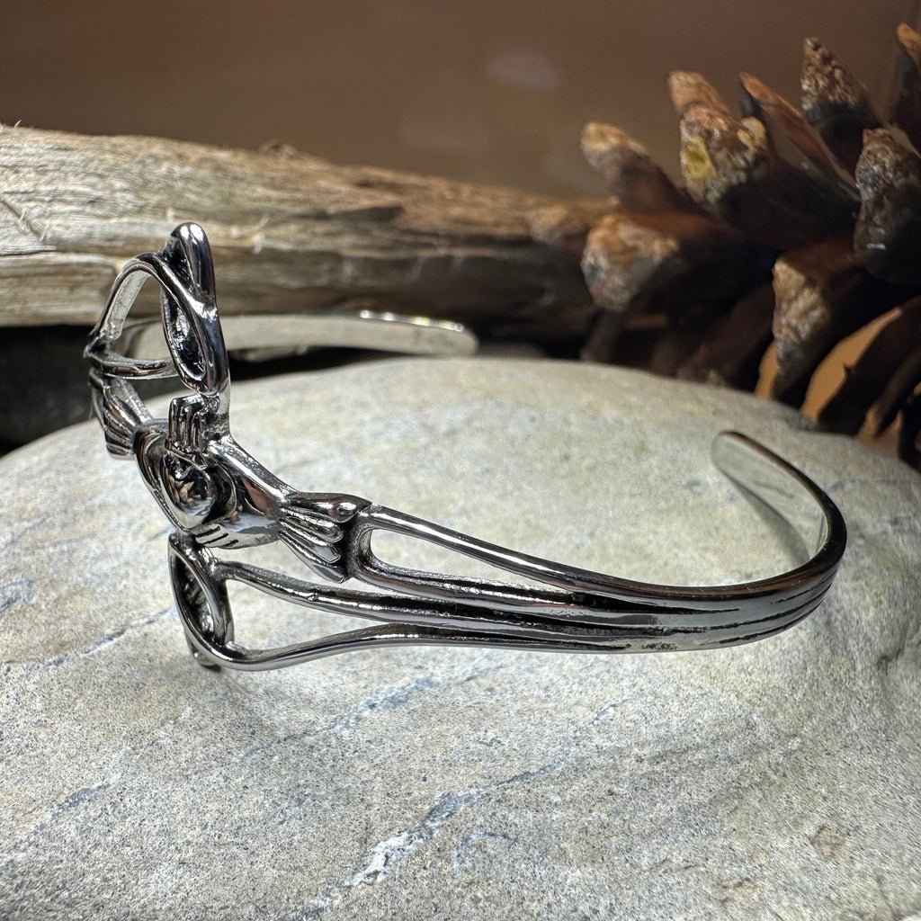 Ireland Claddagh Cuff Bracelet