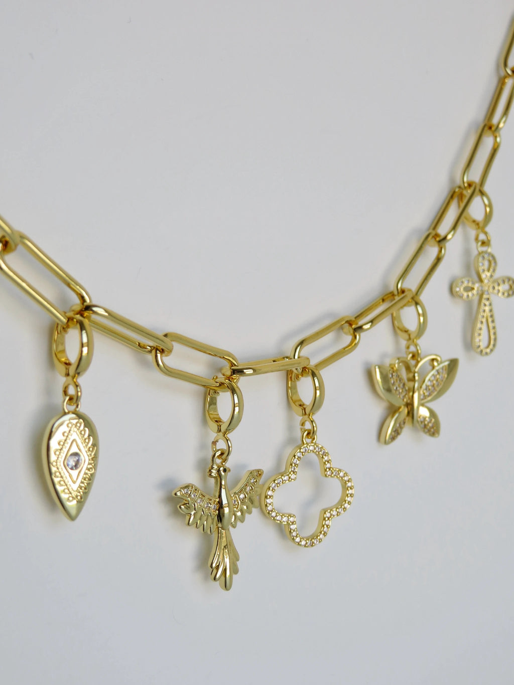 Charm Bar Chain - 18k Gold Plated - Handbag Chain by Curated By Suarez