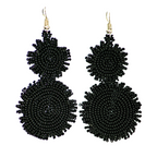 Heather Seed Bead Earrings - Guatemala