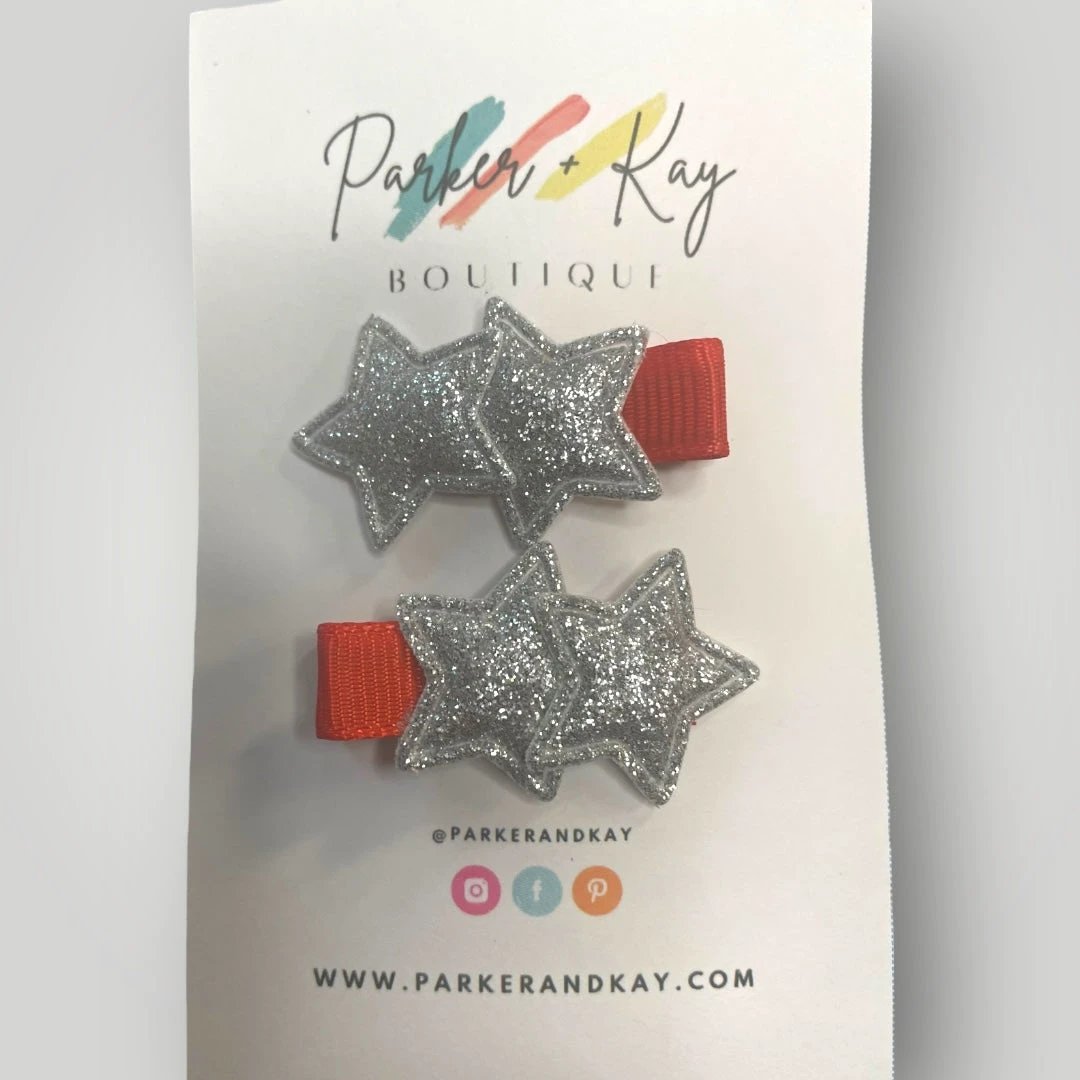 Twinkling Stars Hair Clips by Parker + Kay Creative