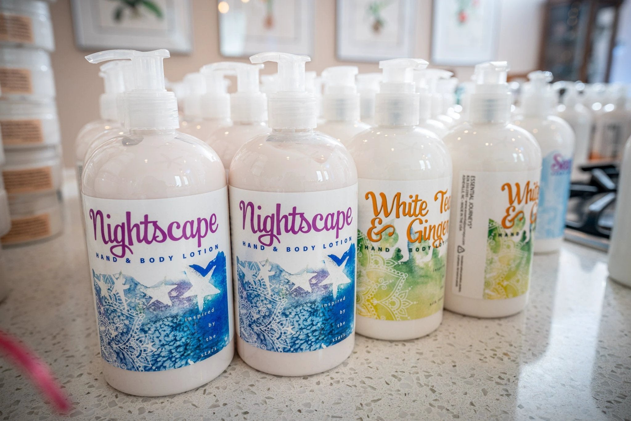NIGHTSCAPE HAND & BODY LOTION 16 oz &/or 2 oz by Essential Journeys
