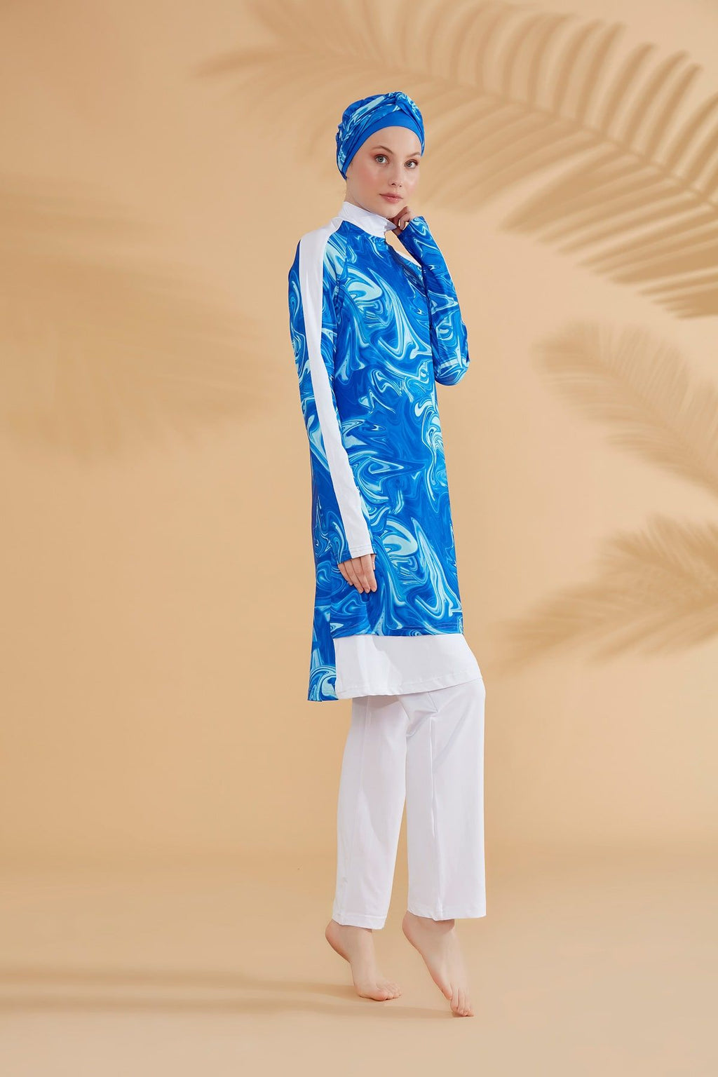 Lycra Sax Burkini Modest Swimwear M2304