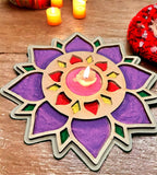 Eco-conscious Rangoli Tray
