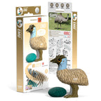 Emu 3D Puzzle for Kids | STEM Craft & Building Activity