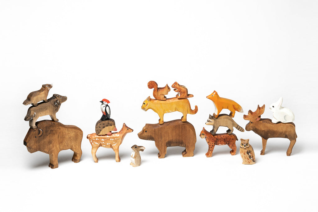 Wooden Woodland Animals