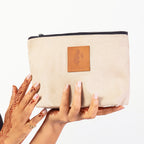 Ren Canvas Makeup Bags, Cosmetic and Toiletry Pouch