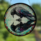 Reflections Raven Suncatcher