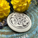 Artisan Celtic Triple Spiral Cat Necklace - Handmade in the U.S.A.