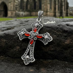 Fidelity Large Celtic Cross Necklace in Sterling Silver