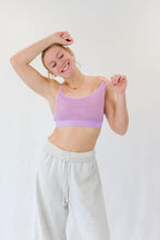 Frosted Lilac Mesh Bra by wearswoop.com
