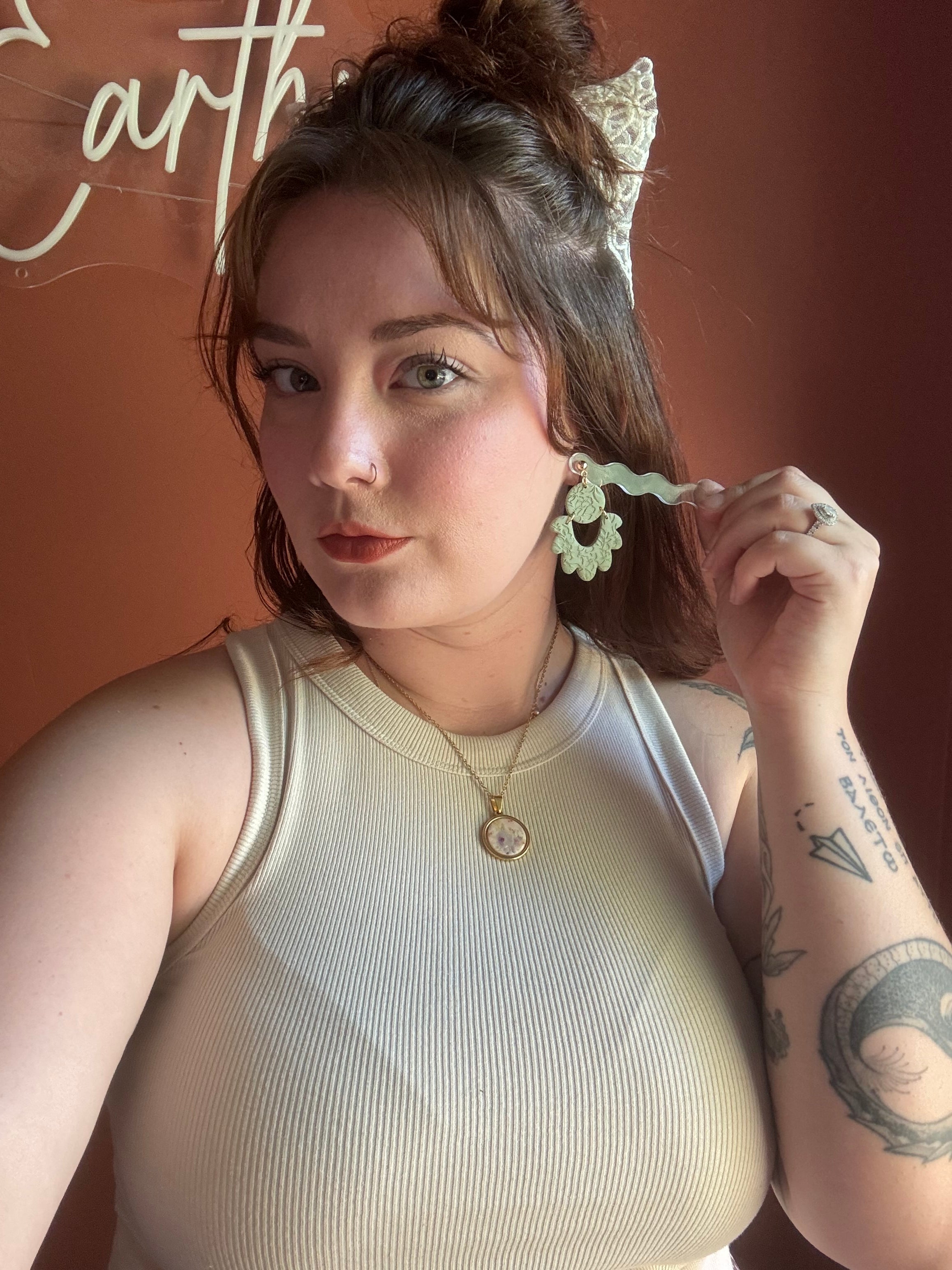 Taylor, in Green Floral Pressed