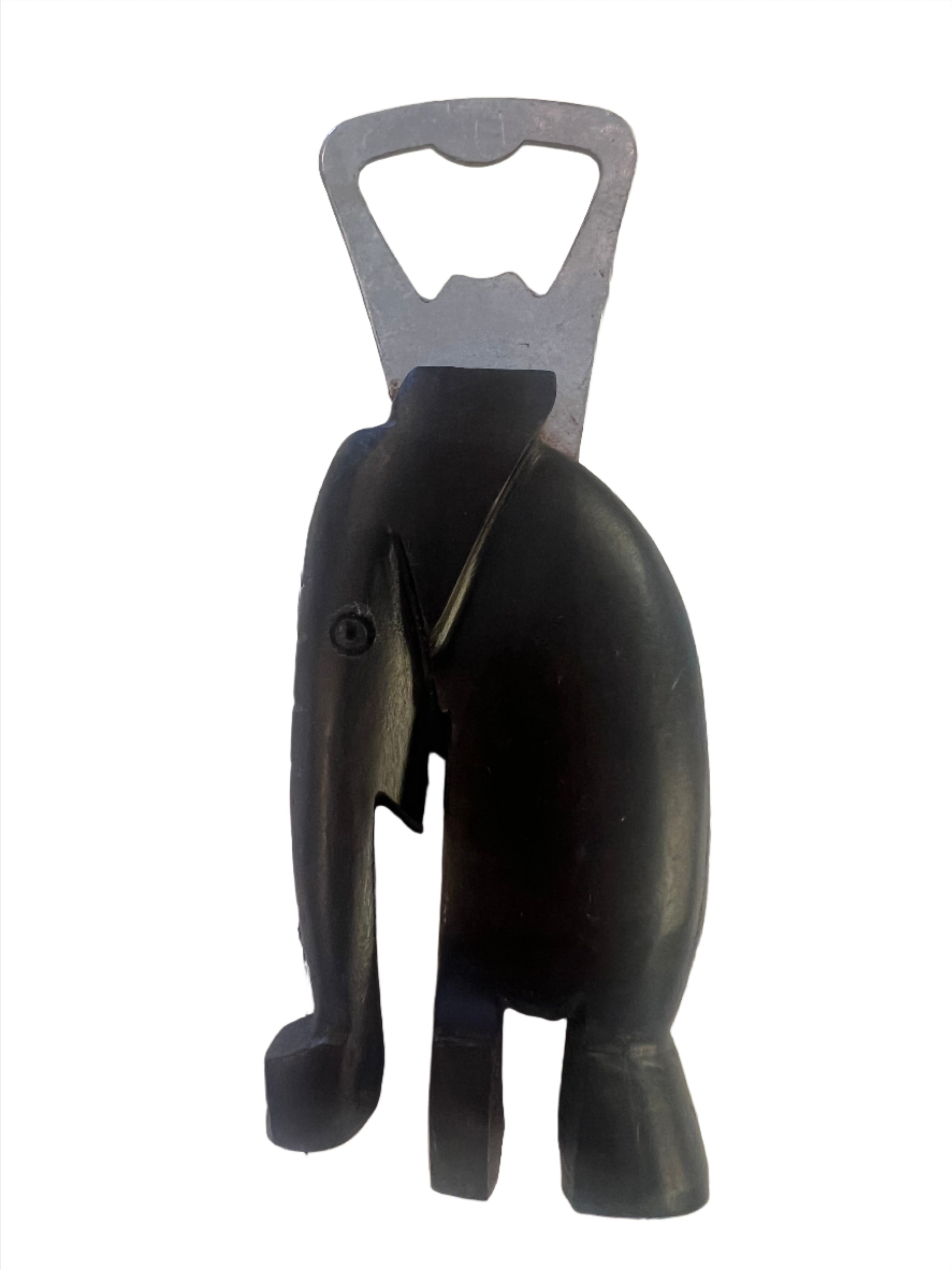 Handcarved Wooden Bottle Opener