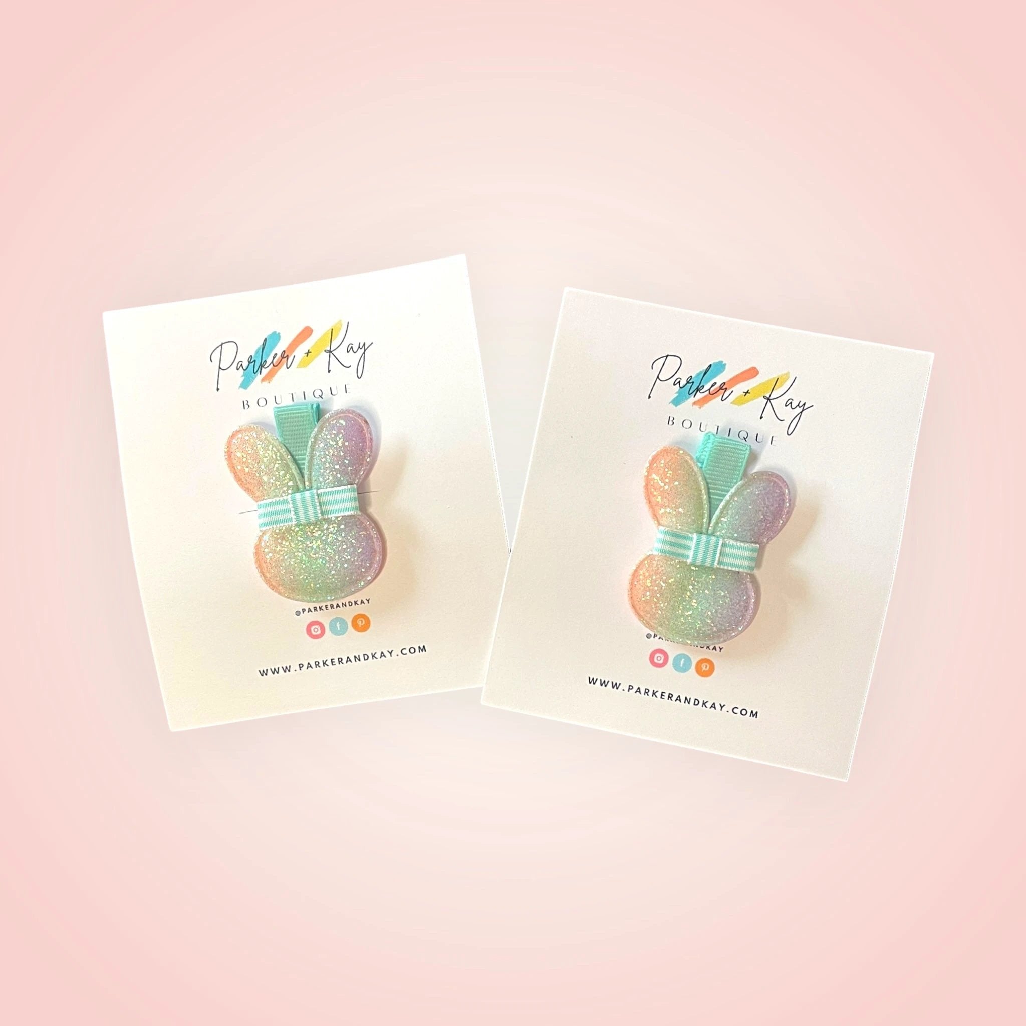 Miss Bunny Statement Hair Clips by Parker + Kay Creative
