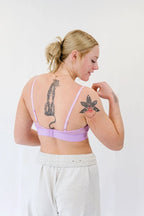 Frosted Lilac Mesh Bra by wearswoop.com