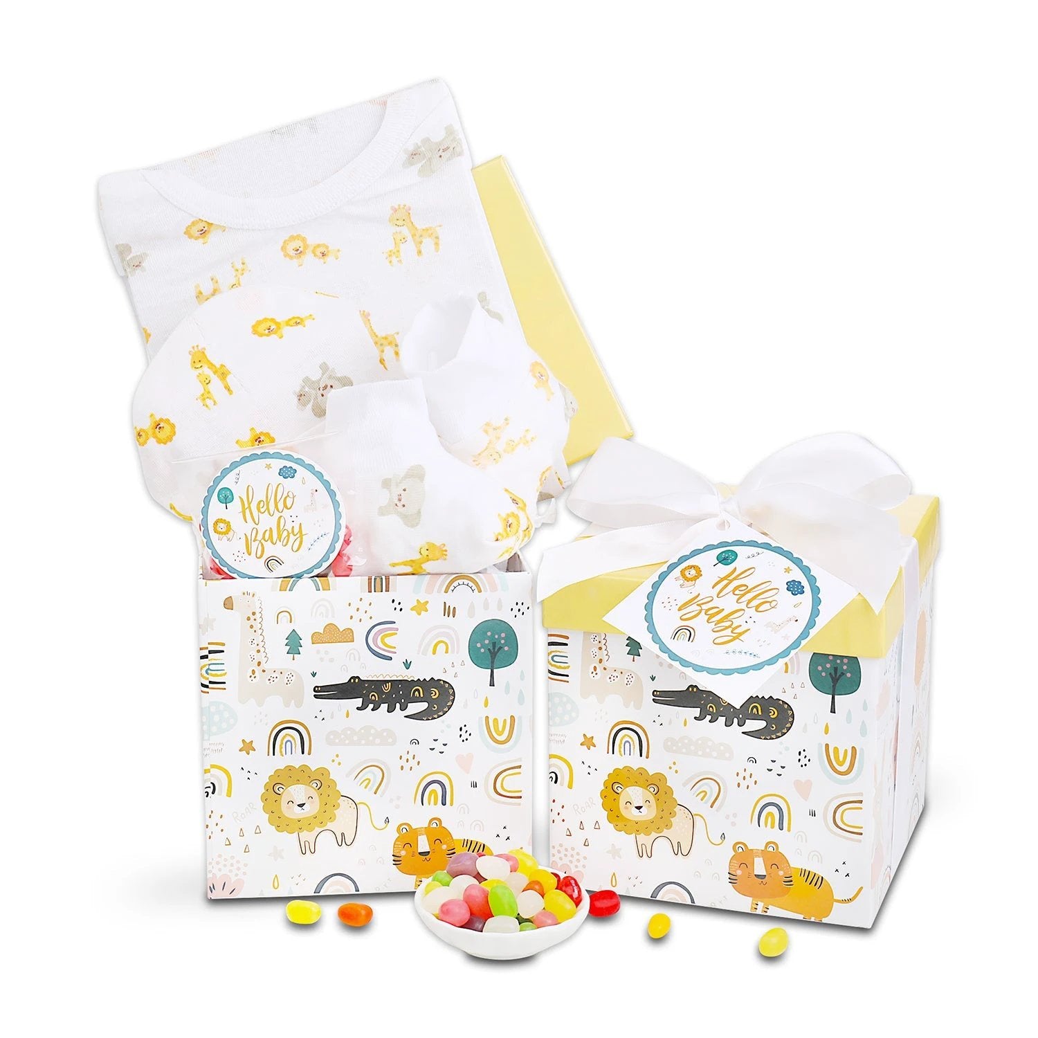 It's a Jungle Out There Baby Gift Box by Alder Creek Gift Baskets