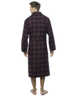 Mens Robe - Premium 100% Cotton Flannel Robe