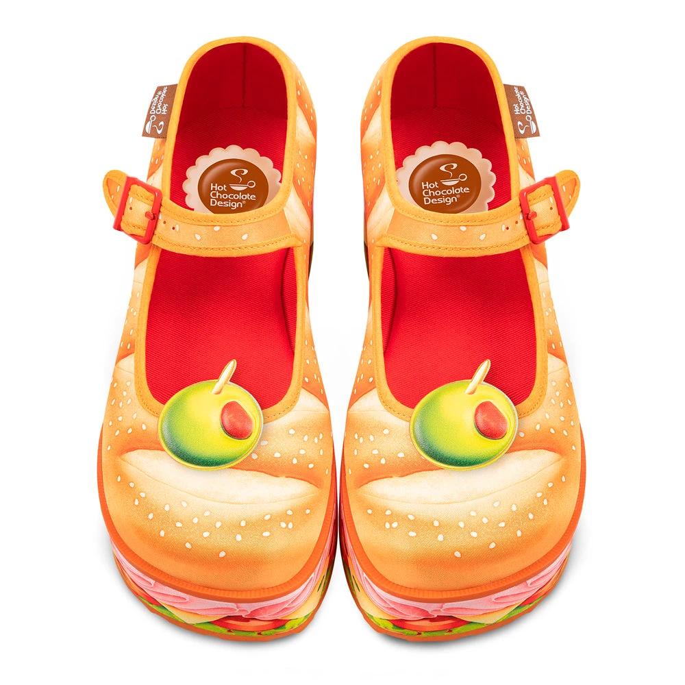 Chocolaticas® Footlong Women's Mary Jane Platform by Hot Chocolate Design