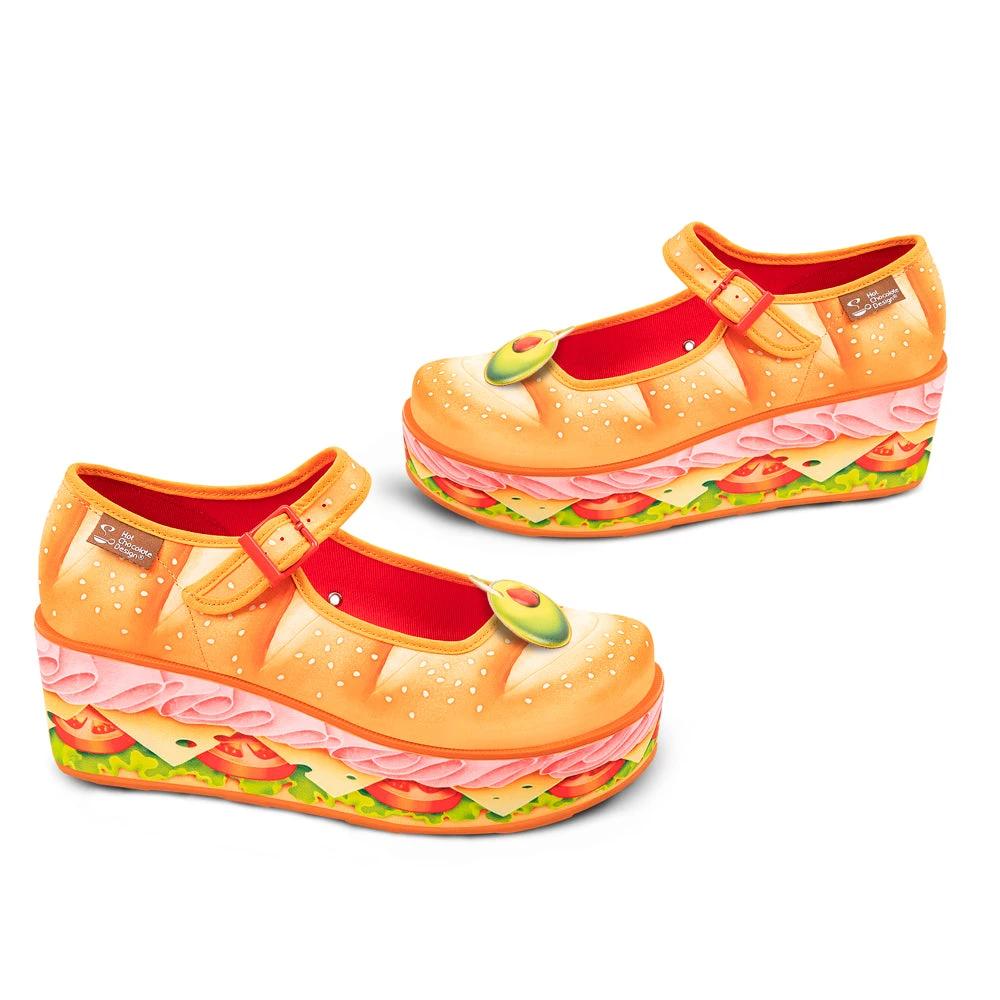 Chocolaticas® Footlong Women's Mary Jane Platform by Hot Chocolate Design