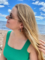 Dragonfly Beaded Earrings by Fair Anita