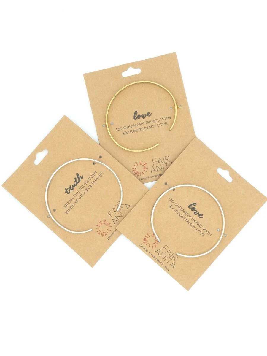 Detour Quote Cuff by Fair Anita