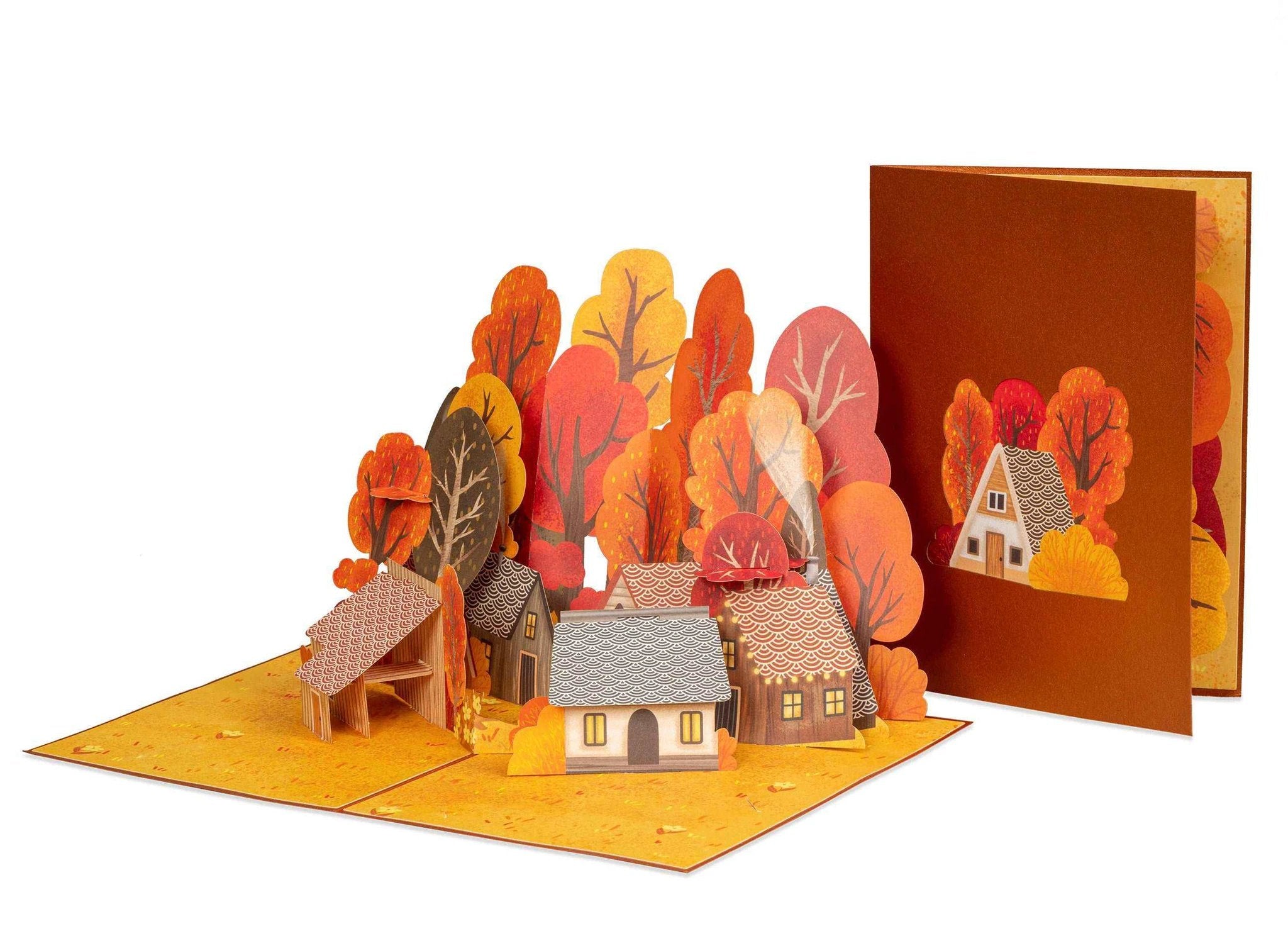 Fall Foliage Popup Card by Paper Love