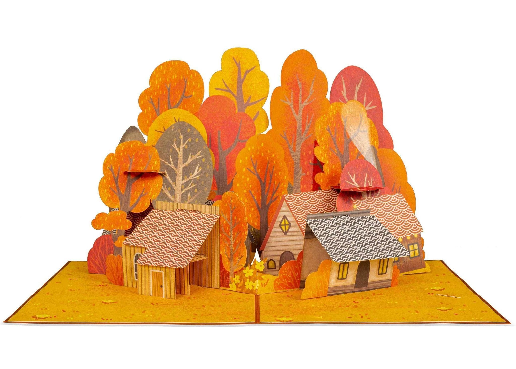 Fall Foliage Popup Card by Paper Love