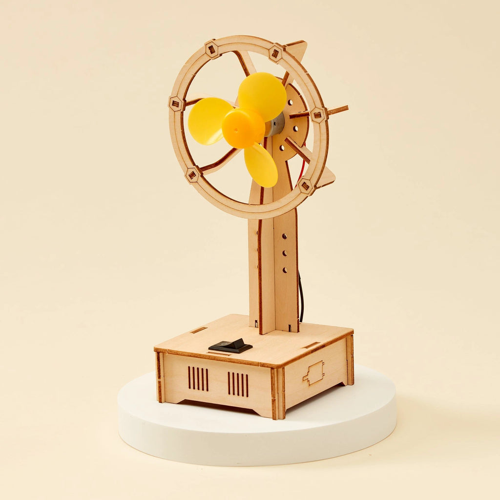 Electric Fan DIY Kit, Educational STEM Toy by Kitsville