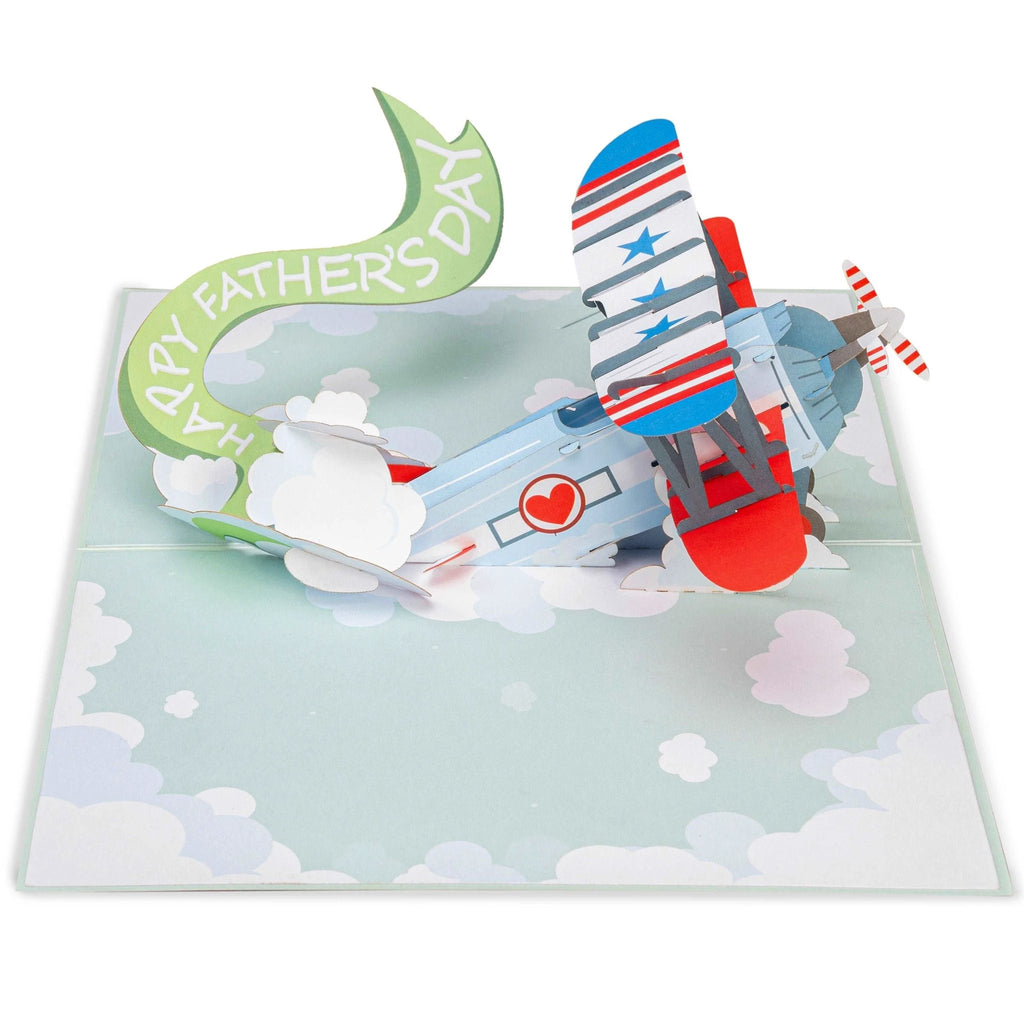 Happy Fathers Day Plane Pop Up Card by Paper Love
