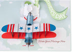 Happy Fathers Day Plane Pop Up Card by Paper Love