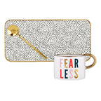Fearless Mug, Tray and Spoon Set