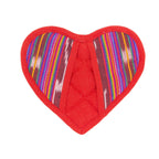Festive Heart Pot Holder by Upavim Crafts