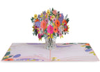Floral Arrangement Pop Up Card by Paper Love
