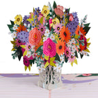 Floral Arrangement Pop Up Card by Paper Love