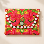 Hmong Embroidered Carnival Coin Clutch | iPad Bag - Thailand