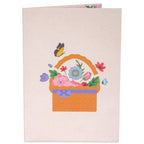 Flower Basket Pop Up Card by Paper Love
