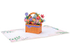 Flower Basket Pop Up Card by Paper Love