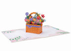 Flower Basket Pop Up Card by Paper Love